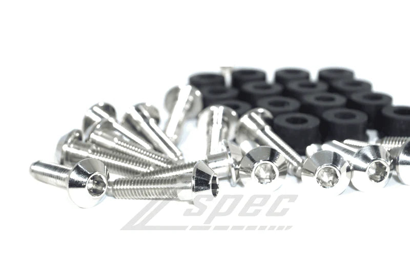 ZSPEC Intake Valve Covers Fasteners & Bushings Kit Titanium - Nissan 300ZX '90-96 Z32