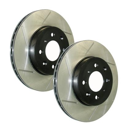 Stoptech Direct Replacement Rotors, Front Pair Slotted, 30mm - Nissan 300ZX 90-96 Twin Turbo TT, 91-96 Non-Turbo NA Z32